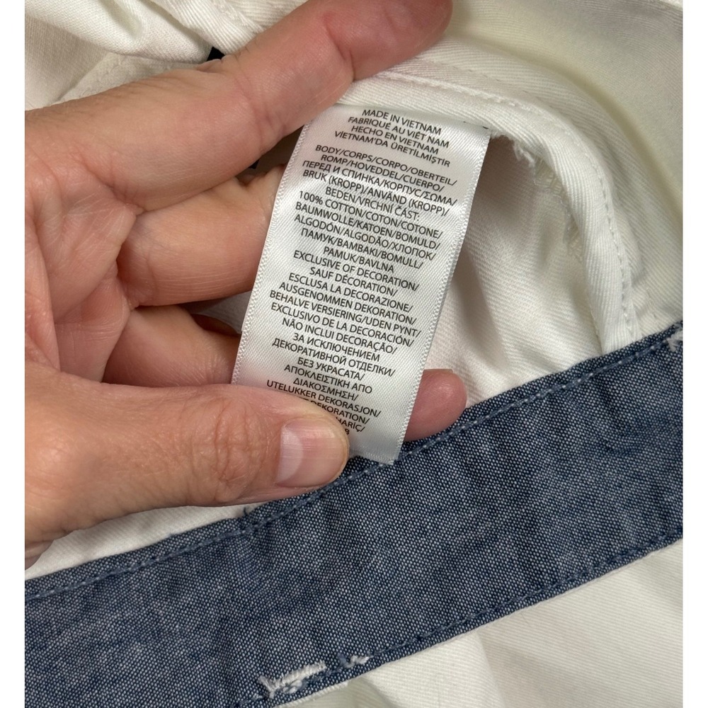 Polo Ralph Lauren Mens White Relaxed Fit Cotton Chino 9" Shorts Size 36 NWT - Picture 8 of 9